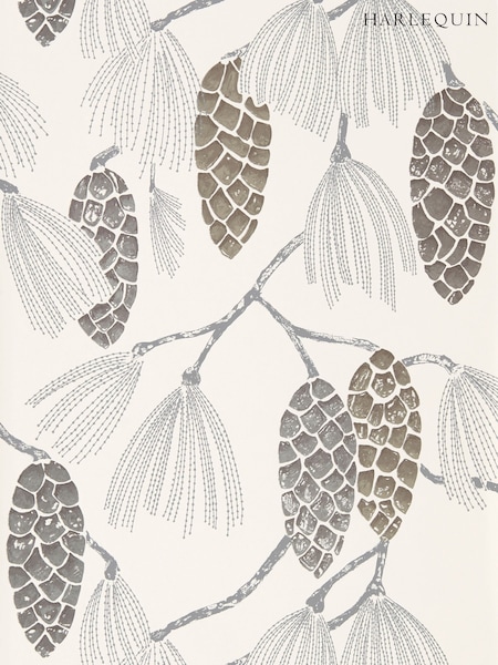Harlequin Gilver or Chalk Epitome Idyllic 10M Wallpaper (W51317) | £102