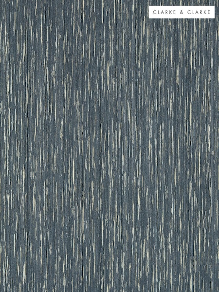 Clarke & Clarke Midnight Asper Expressions Performance 10M Wallpaper (W51356) | £78