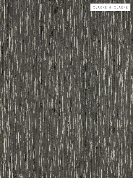 Clarke & Clarke Charcoal or Gilver Lavatus Expressions Performance 10M Wallpaper (W51358) | £78