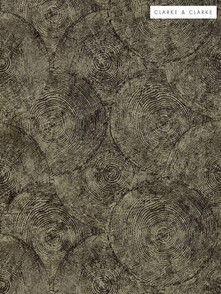 Clarke & Clarke Charcoal or Gilver Silvan Expressions Performance 10M Wallpaper (W51368) | £78