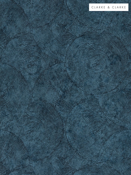 Clarke & Clarke Midnight Lavatus Expressions Performance 10M Wallpaper (W51373) | £78