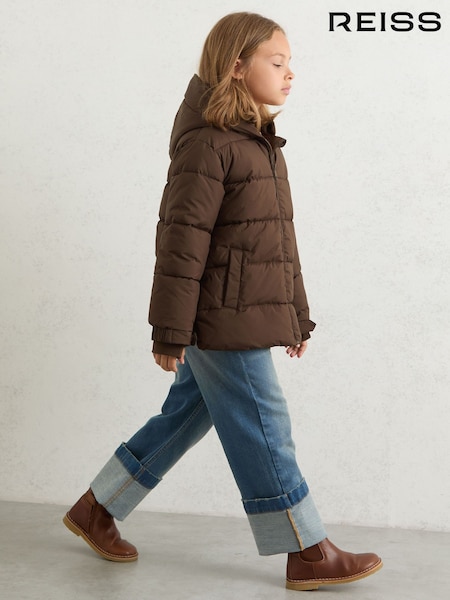 Reiss Chocolate Lumi Coat (W51511) | £88