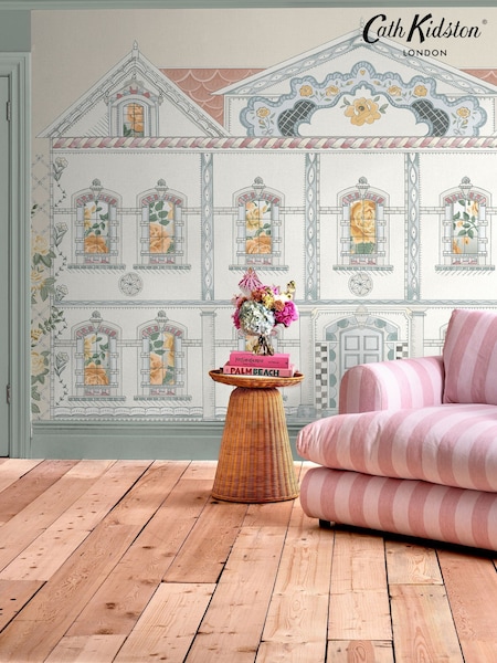 Cath Kidston Pastel Doll House Mural 4 x 2.5m (W51552) | £230