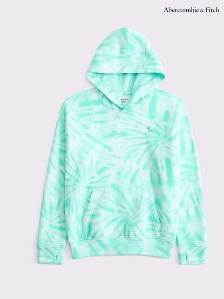 Abercrombie & Fitch Green Essential Icon Hoodie (W51577) | £40