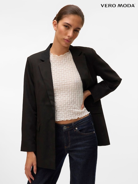 VERO MODA Black Long Sleeve Slim Jacket (W51740) | £38