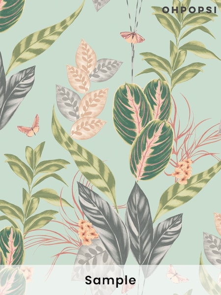 Ohpopsi Viridian Spirit A4 Sample Wallpaper (W51795) | £1