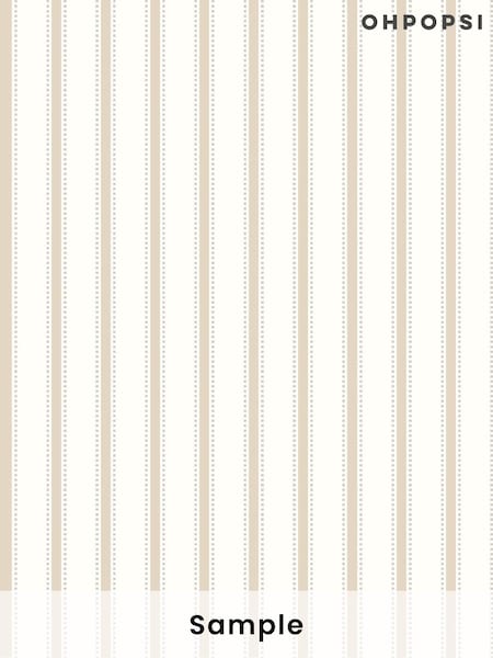 Ohpopsi Barley Ticking Stripe A4 Sample Wallpaper (W51805) | £1