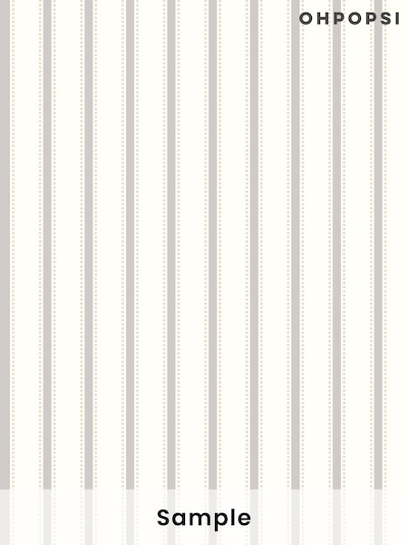 Ohpopsi Smoky Ticking Stripe A4 Sample Wallpaper (W51815) | £1