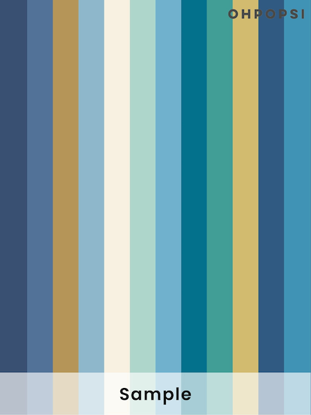 Ohpopsi Inky Twist Candy Kaliedoscope A4 Wallpaper Sample (W51817) | £1