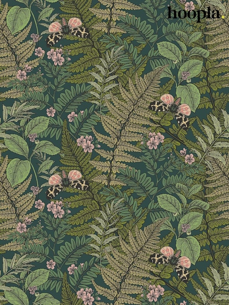 Hoopla Walls Mix Wild Ferns A4 Wallpaper Sample (W51837) | £1