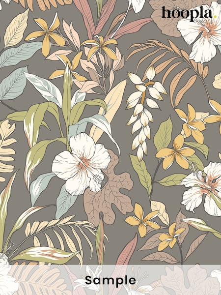 Hoopla Walls Mink Sage Oasis A4 Wallpaper Sample (W51882) | £1