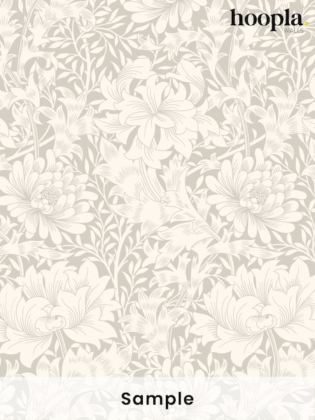 Hoopla Walls Dove Chrysanthemum A4 Wallpaper Sample (W51897) | £1