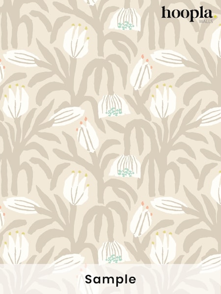 Hoopla Walls Hazelwood Chunky Flower Print A4 Wallpaper Sample (W51905) | £1