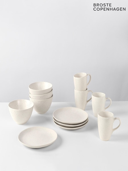 Broste Copenhagen Set of 4 Cream Nordic Vanilla Breakfast (W51940) | £169