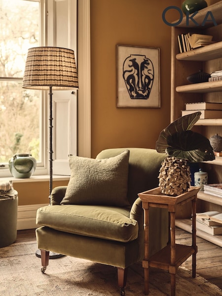 Oka Natural Mambu Side Table (W51989) | £495
