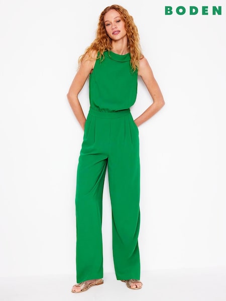 Boden Green Clarissa Jumpsuit (W52071) | £146