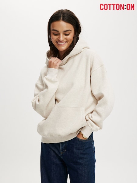 Cotton On Natural Classic Fleece Hoodie (W52181) | £35