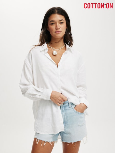 Cotton On White Haven Long Sleeve Shirt (W52202) | £30