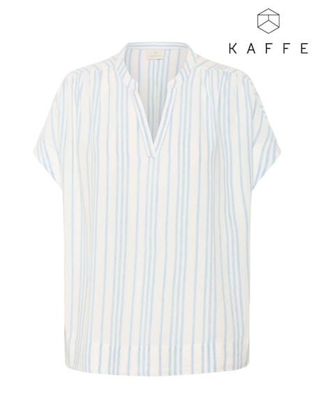 Kaffe Blue KAmilia Wing Blouse (W52222) | £40