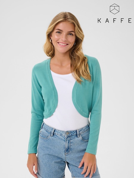 Kaffe Blue Astrid Long Sleeve Open Bolero (W52224) | £30