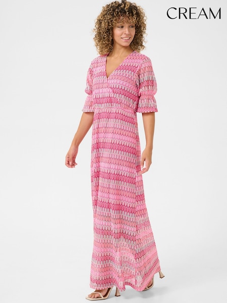 Cream Pink CRCova Maxi Dress (W52253) | £120