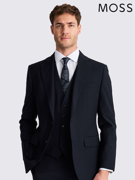 MOSS Black Tailored Fit Performance Jacket (W52481) | £189