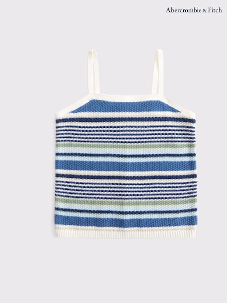 Abercrombie & Fitch Blue Surfer Halter Neck Top (W52651) | £29