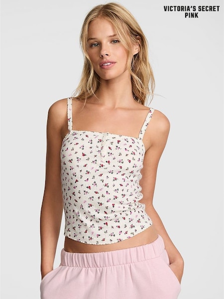 Victoria's Secret PINK Winter White Pyjama Cami Top (W52772) | £19