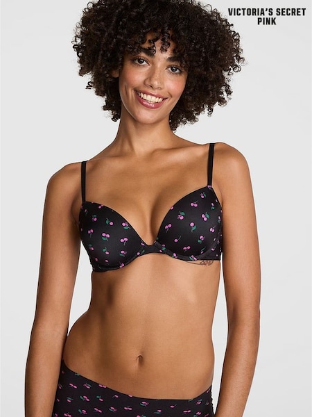 Victoria's Secret PINK Black Cherry Super Push Up Bra (W52779) | £29