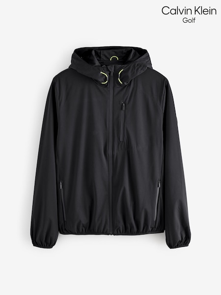Calvin Klein Golf Augusta Lined Hooded Windbreaker (W52806) | £0