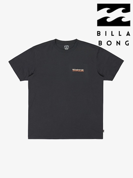Billabong Blue Tidal Research Short Sleeve Backprint Graphic Logo T-Shirt (W52865) | £32