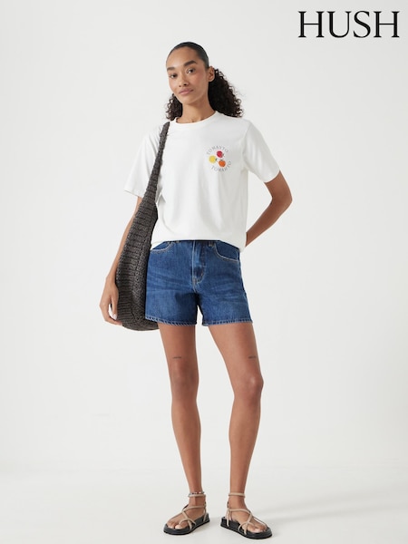 Hush Blue Essential Denim 100% Cotton Shorts (W52931) | £60