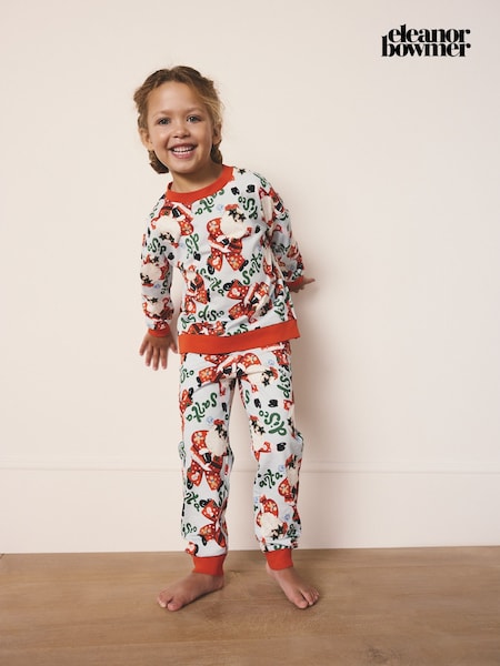 Eleanor Bowmer Red Disco Santa Pyjamas (W52940) | £22