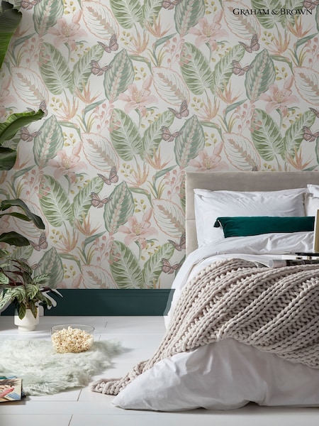 Graham & Brown Pastels Envy Eden 10M Wallpaper (W53015) | £46
