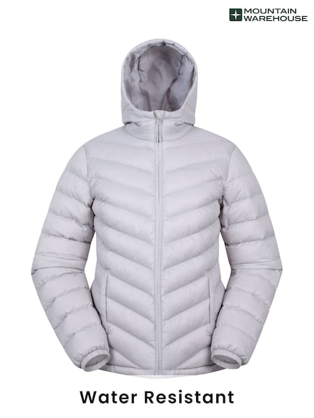Mountain Warehouse Grey Seasons Womens Water-Resistant Padded Jacket (W53045) | £64