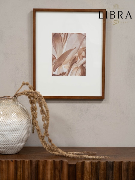 Libra Interiors Brown Ruben Photo Frame Rubberwood 20x25cm (W53096) | £75
