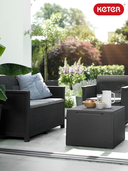 Keter Grey Emma 4 Seater Lounge Set (W53164) | £290