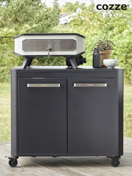 Kettler Black Outdoor Kitchen 2 Door Table (W53236) | £550