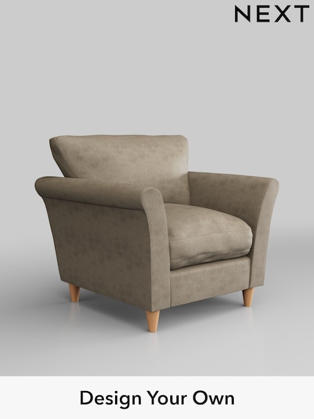 Monza Faux Leather Easy Clean/Mink Brown Hartley Relaxed Sit (W53330) | £825