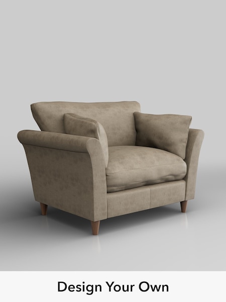 Monza Faux Leather Easy Clean/Mink Brown Hartley Relaxed Sit (W53330) | £925