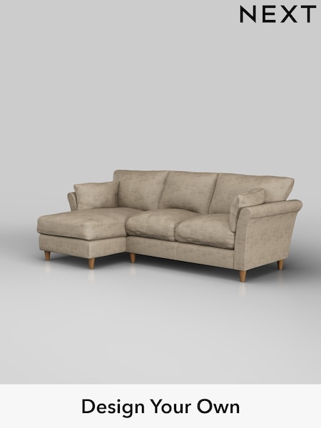 Monza Faux Leather Easy Clean/Mink Brown Hartley Relaxed Sit (W53330) | £1,899