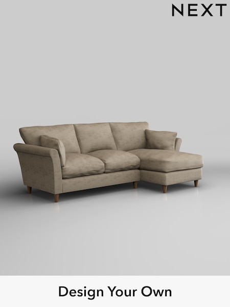 Monza Faux Leather Easy Clean/Mink Brown Hartley Relaxed Sit (W53330) | £1,899