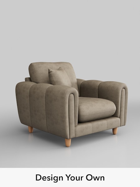 Monza Faux Leather Easy Clean/Mink Brown Odella (W53334) | £875