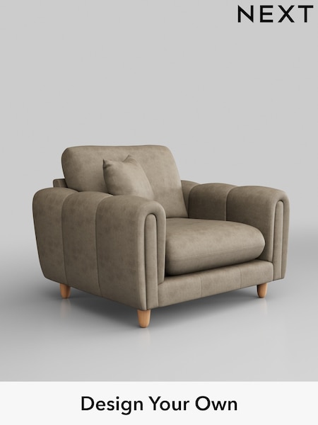 Monza Faux Leather Easy Clean/Mink Brown Odella (W53334) | £975