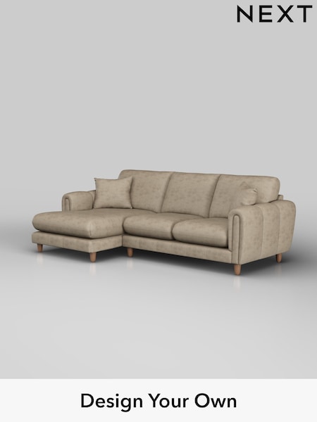 Monza Faux Leather Easy Clean/Mink Brown Odella (W53334) | £1,950