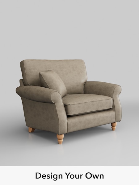 Monza Faux Leather Easy Clean/Mink Brown Ashford (W53337) | £975