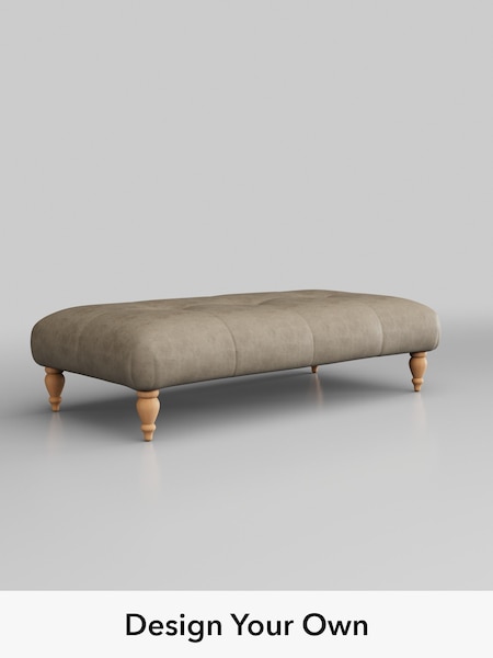 Monza Faux Leather Easy Clean/Mink Brown Erin Buttoned Back Deep Relaxed Sit (W53341) | £499