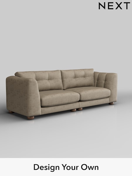 Monza Faux Leather Easy Clean/Mink Brown Jasmine (W53351) | £1,575