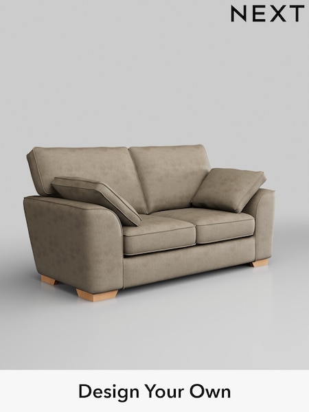 Monza Faux Leather Easy Clean/Mink Brown Stamford (W53352) | £1,150