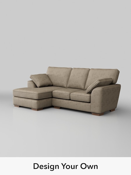 Monza Faux Leather Easy Clean/Mink Brown Stamford (W53352) | £1,699